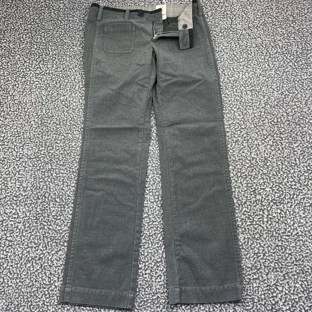 G1 Goods Pants Women 12-4 Gray Cotton Straight Leg Casual Pocket